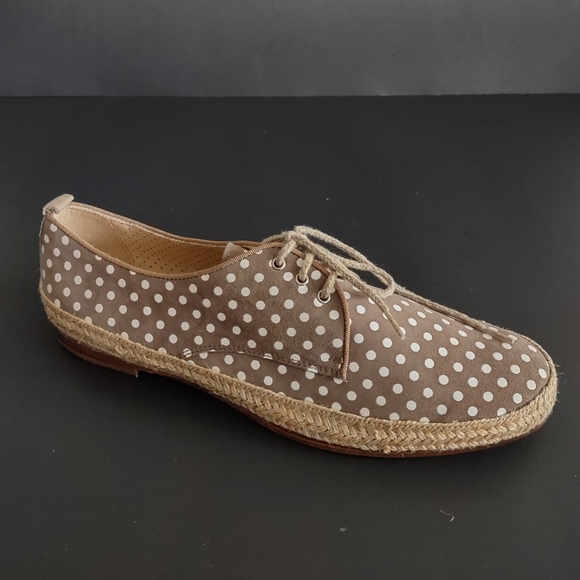 PERTINI Women's EU 42/ US 11 Full Leather Made in Spain Flats Espadrilles Shoes - Picture 2 of 13